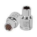 Dado de 3/8', 12 puntas, cuadro 1/2', TRUPER