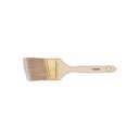 Brocha cerdas sintéticas 3' corte angular, mango de madera