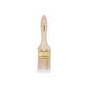 Brocha cerdas sintéticas 2' corte recto, mango de madera