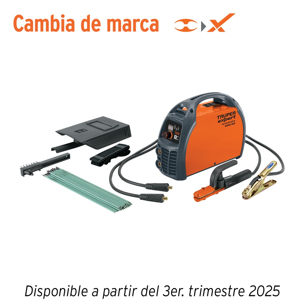Soldadora inversora 160A, 220V, TRUPER EXPERT