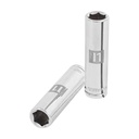 Dado largo de 11 mm, 6 puntas, cuadro 3/8', TRUPER