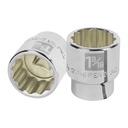Dado de 1-9/16', 12 puntas, cuadro 3/4', TRUPER