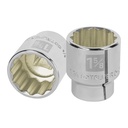 Dado de 1-5/8', 12 puntas, cuadro 3/4', TRUPER
