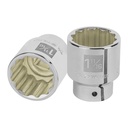 Dado de 1-11/16', 12 puntas, cuadro 3/4', TRUPER