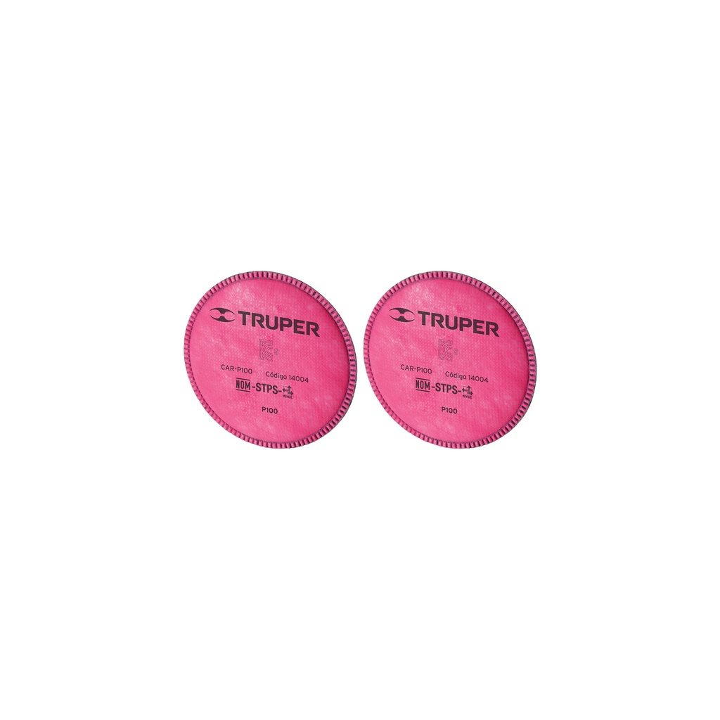Bolsa con 2 filtros de repuesto R95, TRUPER