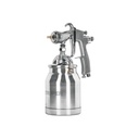 Pistola p/pintar succión HVLP vaso aluminio, 1.4 mm, TRUPER