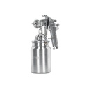 Pistola p/pintar succión HVHP vaso alum, 1.8mm, 3 vál TRUPER