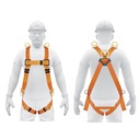 Arnés de cuerpo completo con 5 anillos, ANSI, TRUPER