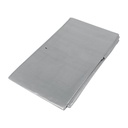 Lona de polietileno reforzada 3 x 4 m, gris, 180g/m2, TRUPER