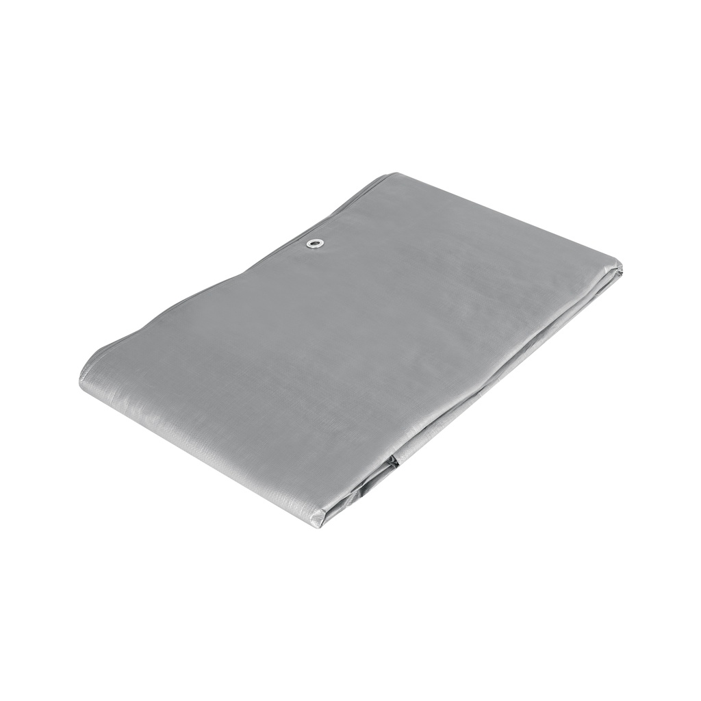 Lona de polietileno reforzada 4 x 5 m, gris, 180g/m2, TRUPER