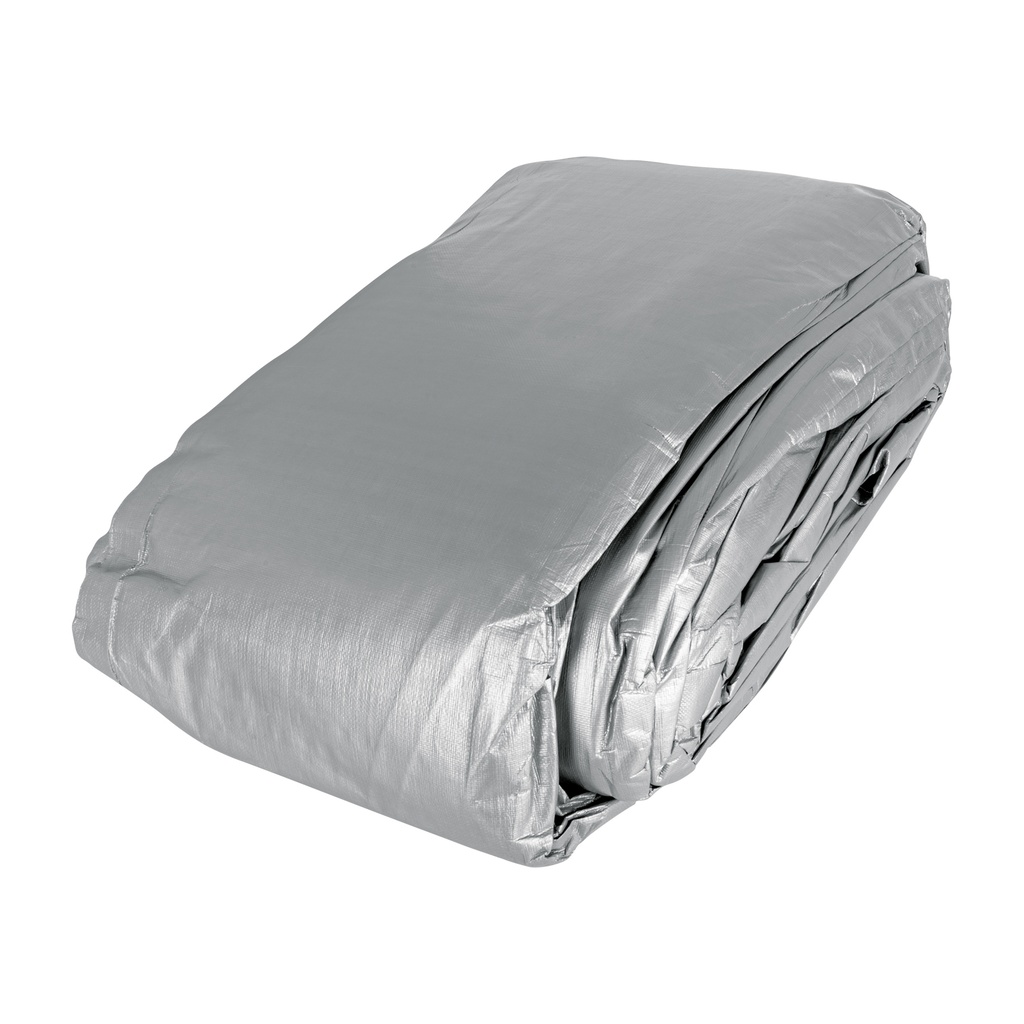 Lona de polietileno reforzada 12x17 m, gris, 180g/m2, TRUPER