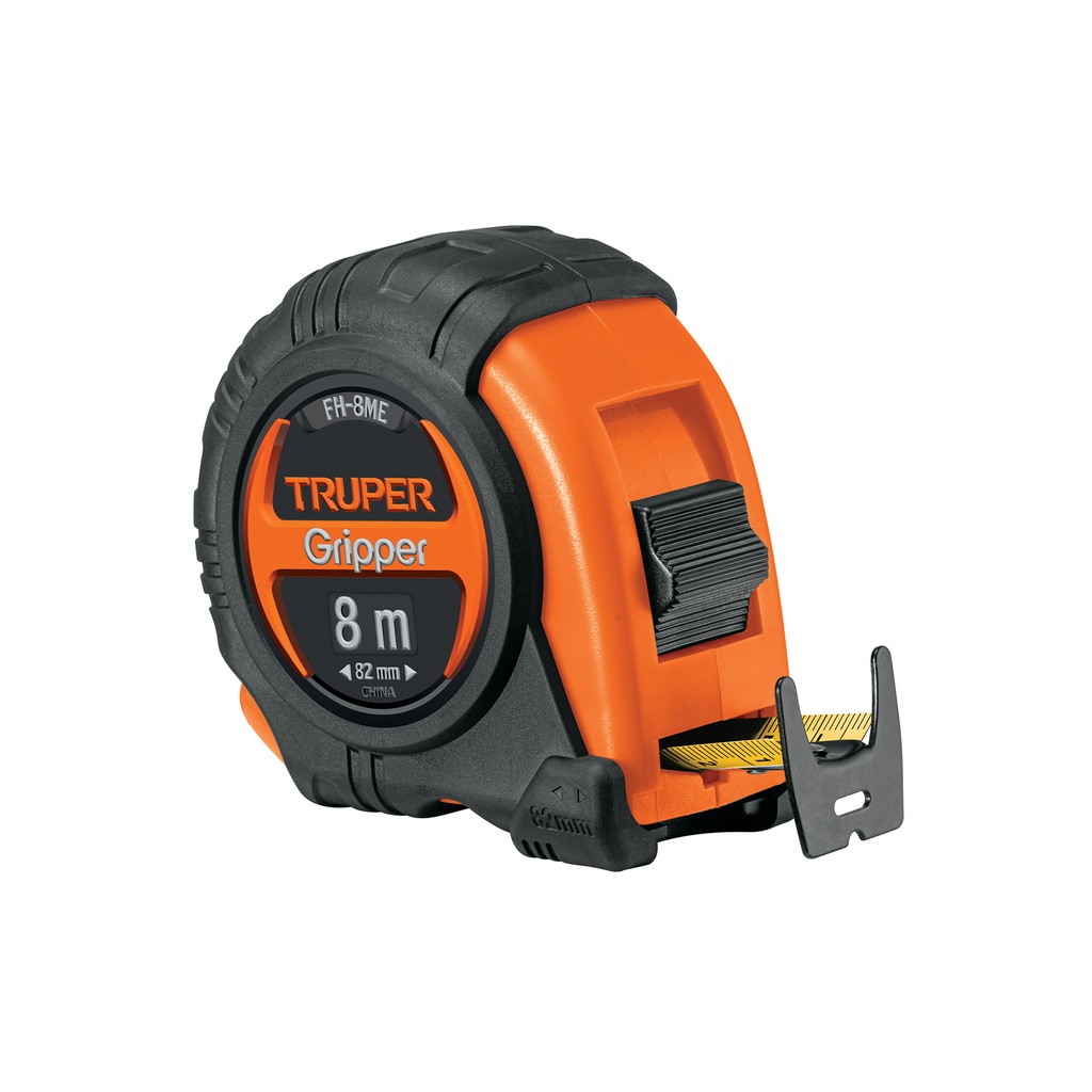Flexómetro contra impactos 8 m cinta 25 mm grad. métrica