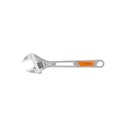 Llave ajustable (perico) 12' cromada, TRUPER
