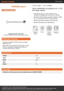 Llave combinada con matraca 1/2' x 173 mm largo, EXPERT