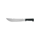 Machete rambo 12', cacha inyectada negra, con funda, TRUPER