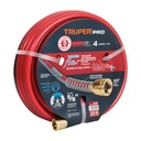 Manguera 5/8' super reforzada 4 capas 25 m conexiones metal