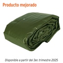 Lona uso rudo 12x17 m, verde olivo, 240 g/m2, TRUPER EXPERT