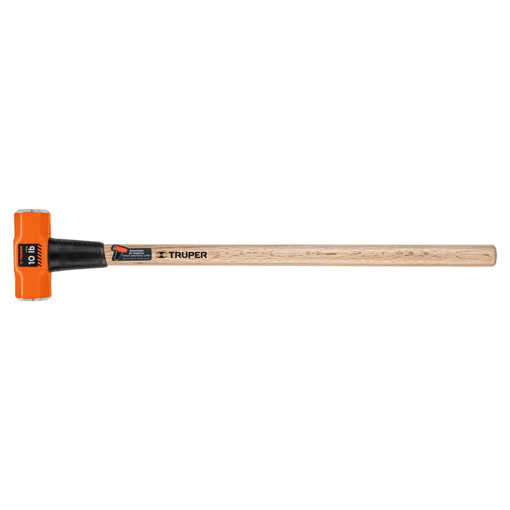 Marro octagonal 10 lb, mango de madera 36', TRUPER