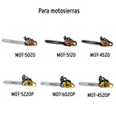 Cadena repuesto 20' para motosierra a gasolina 50cc, TRUPER