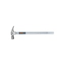 Martillo tubular pulido 20 oz alojamiento imantado uña recta