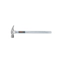 Martillo tubular pulido 20oz cara fresada, uña recta, TRUPER