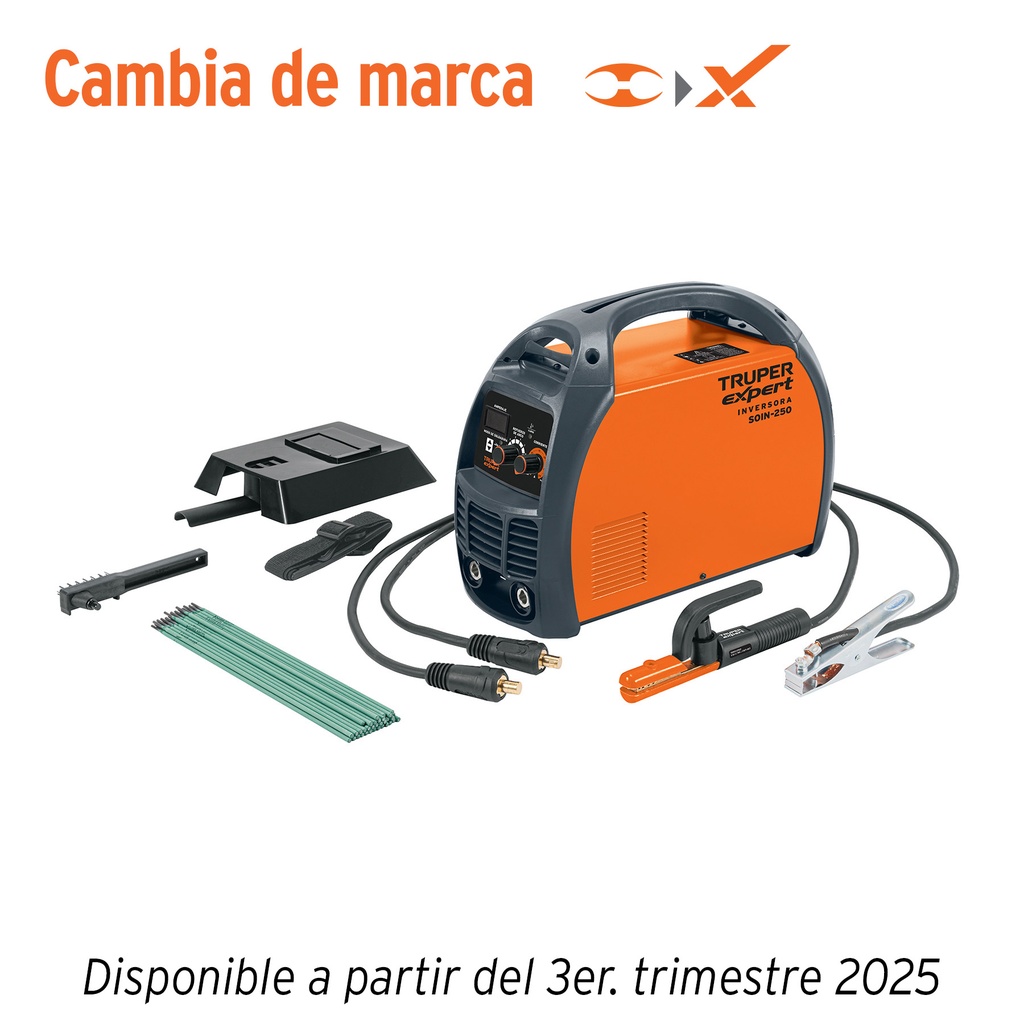 Soldadora inversora 250A, 220V, TRUPER EXPERT