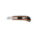 Cutter 25 mm profesional con alma metálica y grip, TRUPER