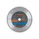 Disco sierra 10' para madera, 80 dientes centro 1', TRUPER