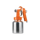 Pistola p/pintar baja presión, 1.5 mm, naranja, entrada inf