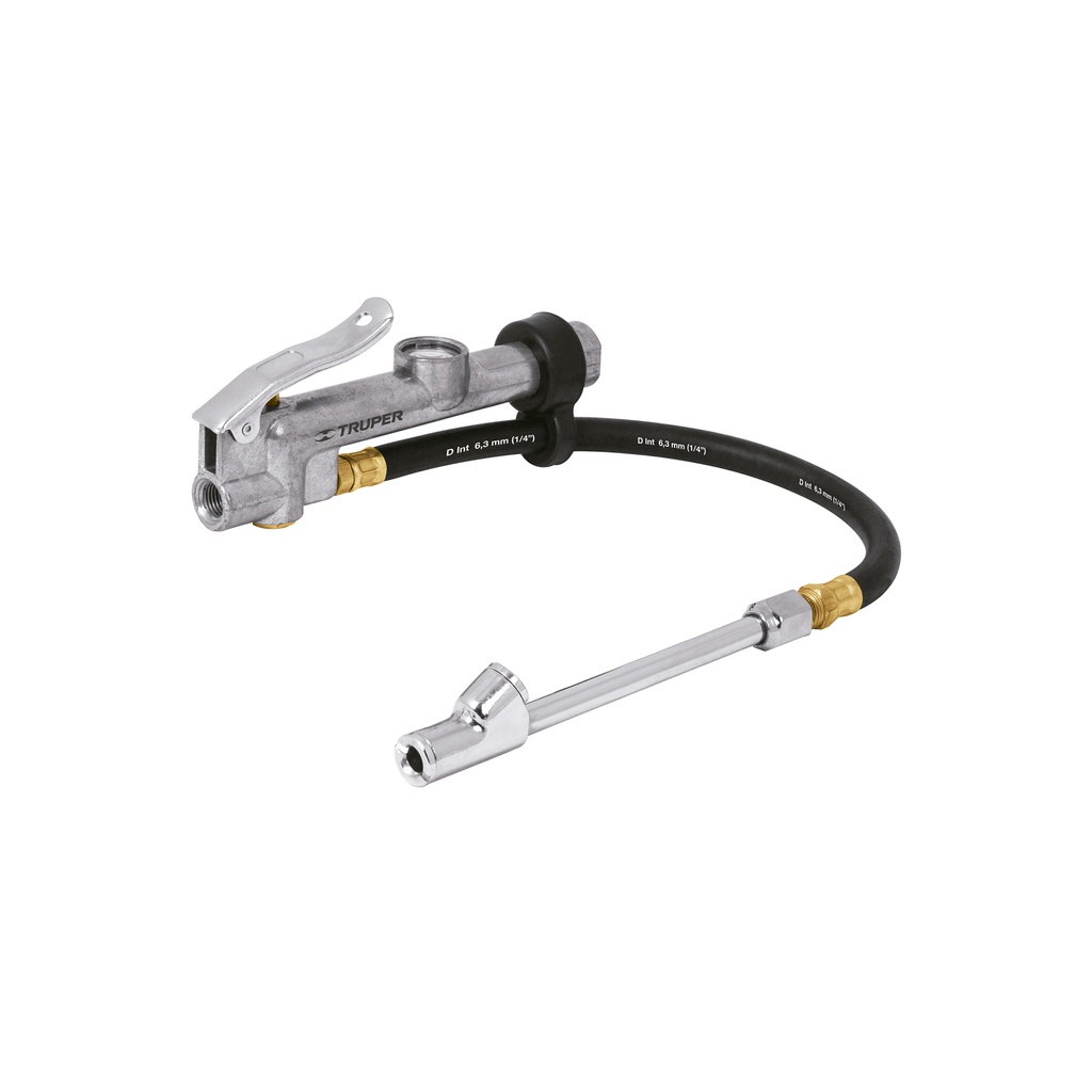 Inflador calibrador de cabeza doble, profesional, TRUPER