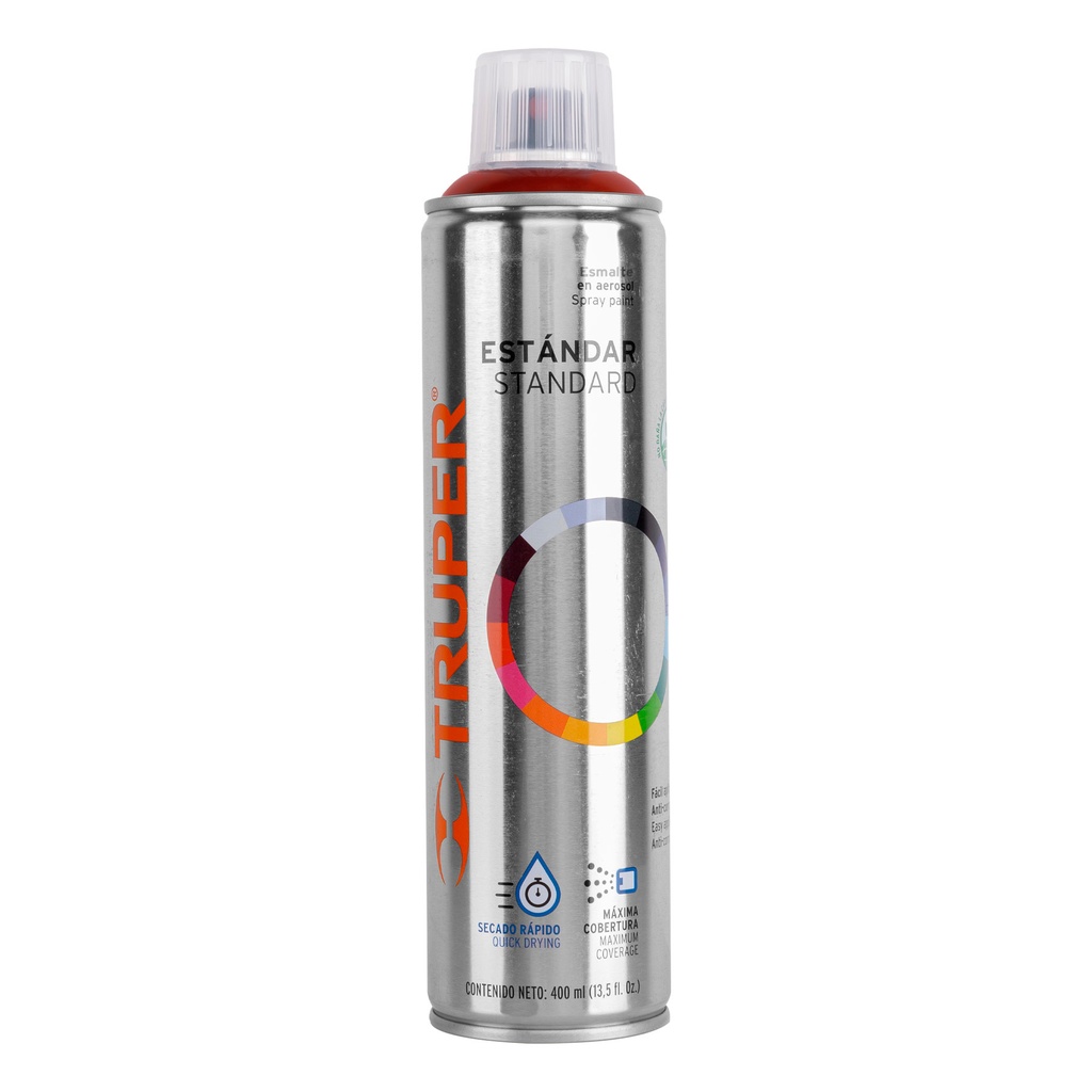 Pintura en aerosol, rojo taxi, bote esbelto, 400 ml