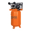 Compresor lubricado, de banda, 120L, 4HP, vert, 220V, TRUPER