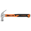 Martillo 16 oz uña curva, mango fibra de vidrio, TRUPER