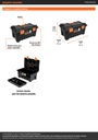 Caja para herramienta de 22' sin compartimentos, TRUPER