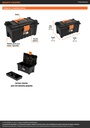 Caja para herramienta de 16' sin compartimentos, TRUPER