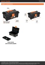 Caja para herramienta de 14' sin compartimentos, TRUPER