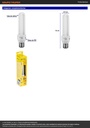 Lámpara doble T4 13 W luz cálida en caja, VOLTECK