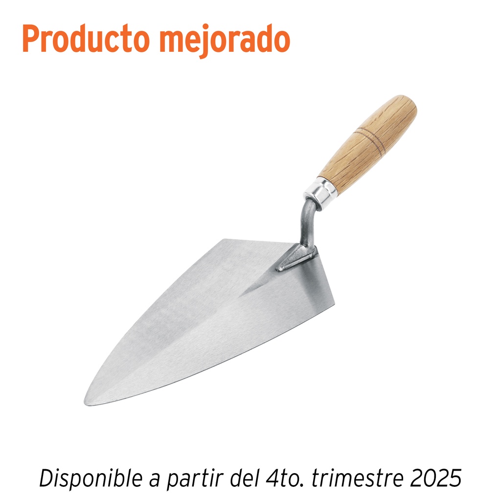 Cuchara para albañil 10' tipo Filadelfia, PRETUL