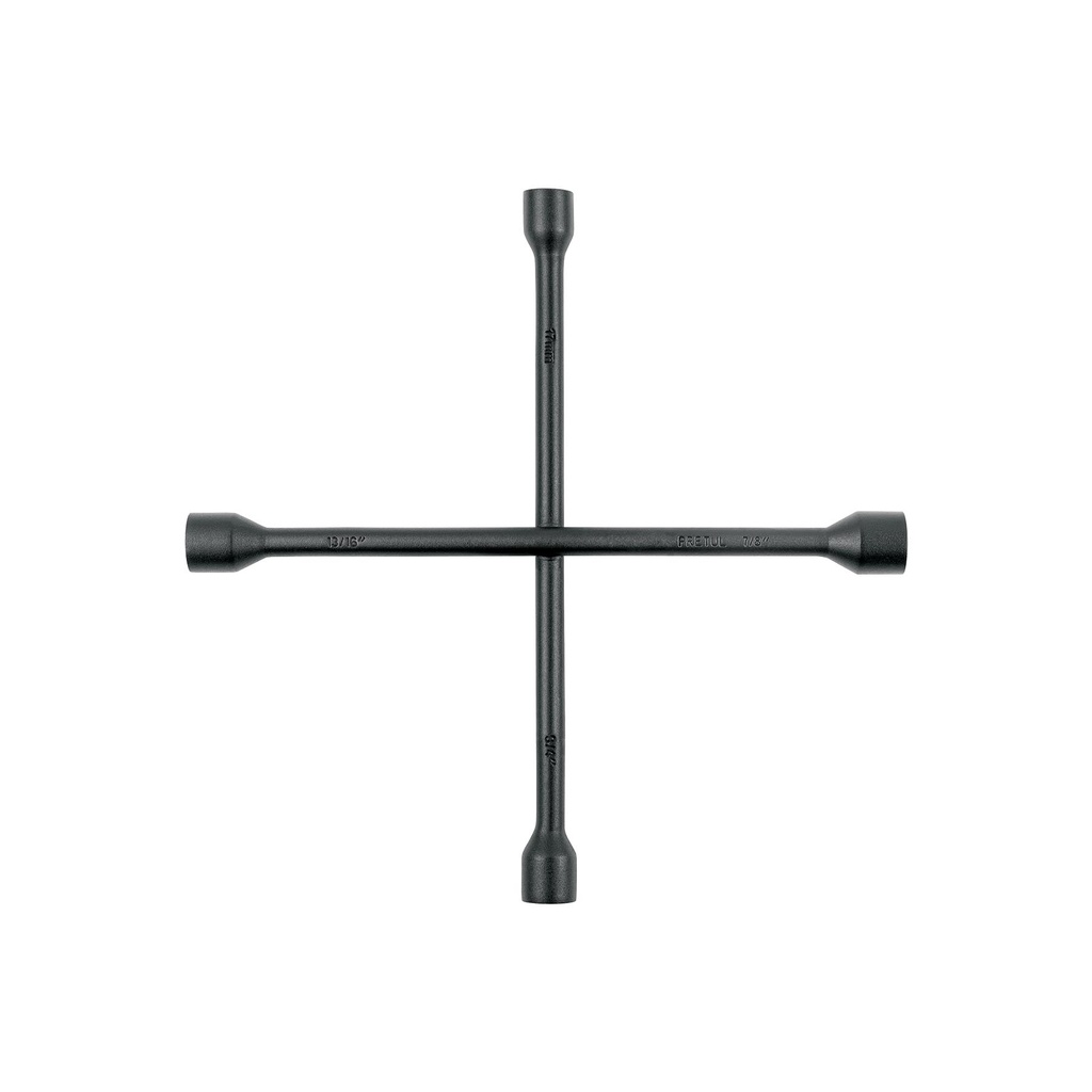Llave de cruz 14', acabado negro mate, PRETUL