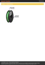 Carrete con 100 m de hilo para pesca verde calibre 0.40 mm