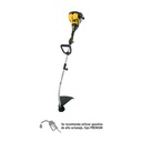 Desbrozadora a gasolina 25cc mango tipo 'D', 17'corte, curva