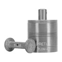 Plomada metálica de 675 g con centro, PRETUL