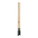 Cavador mangos de madera 48', PRETUL