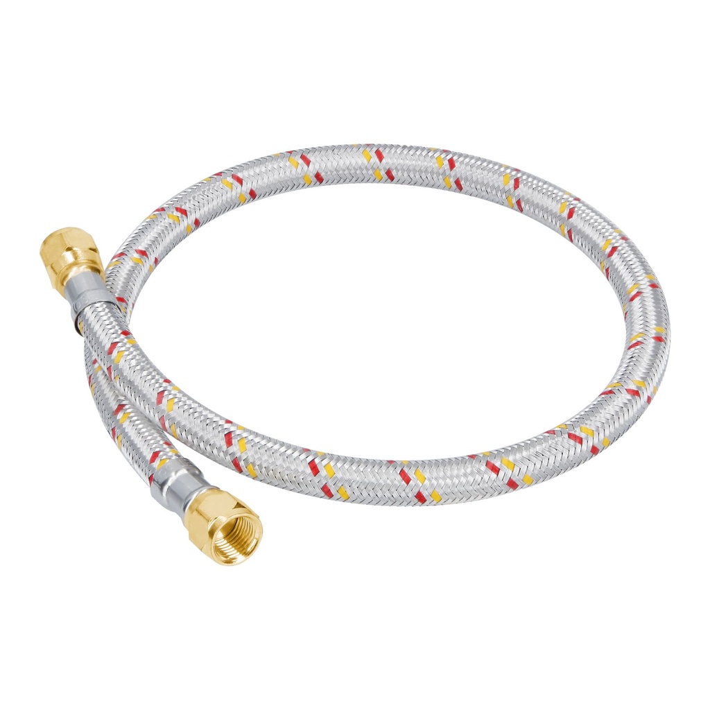 Manguera para gas, aluminio, 5/16' flare, 60 cm, FOSET BASIC