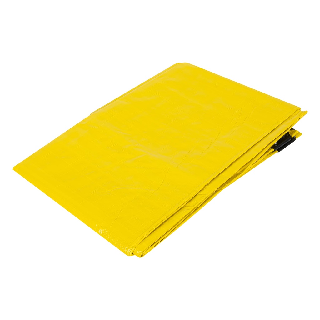 Lona de polietileno 2 x 3 m, amarilla, 110 g/m2, PRETUL