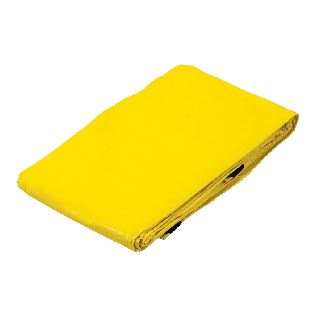 Lona de polietileno 5 x 6 m, amarilla, 110 g/m2, PRETUL