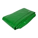 Lona de polietileno 6 x 12 m, verde, 110 g/m2, PRETUL