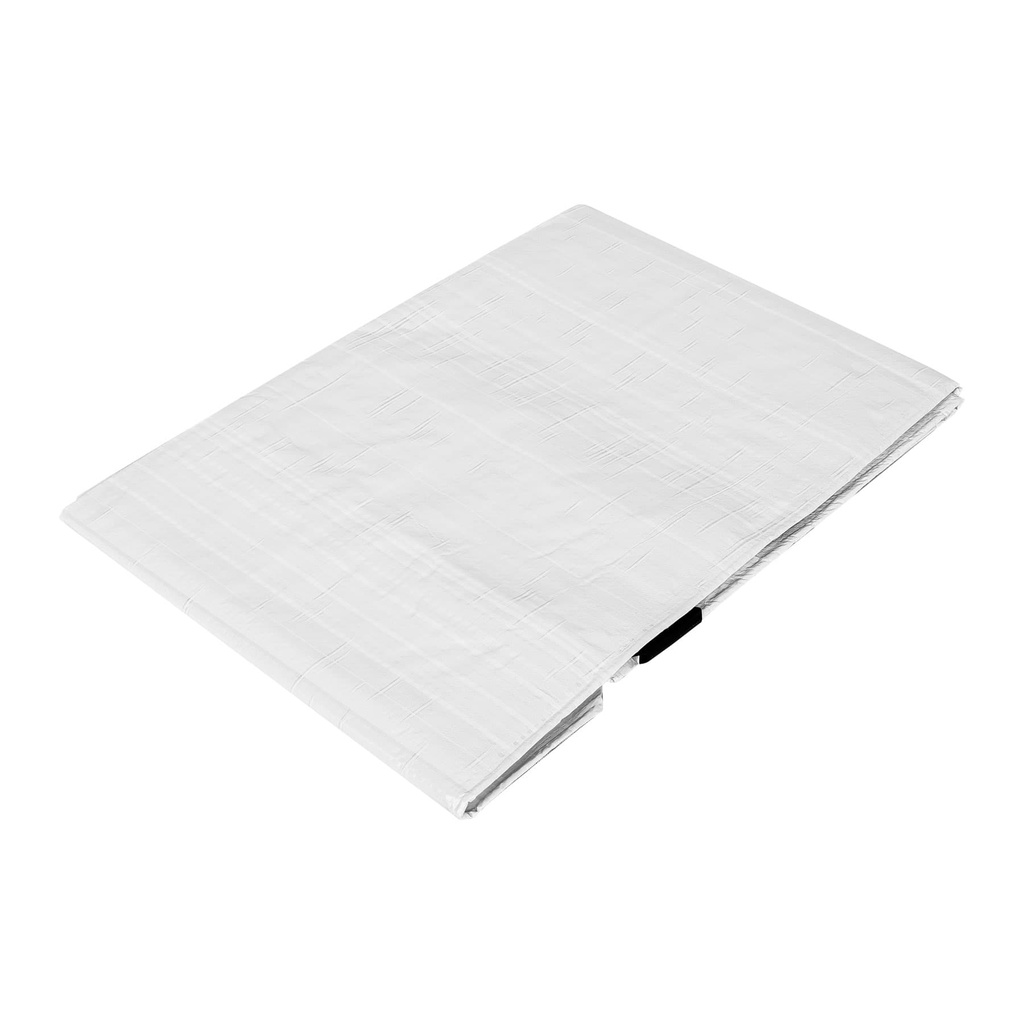 Lona de polietileno 2 x 3 m, blanca, 110 g/m2, PRETUl