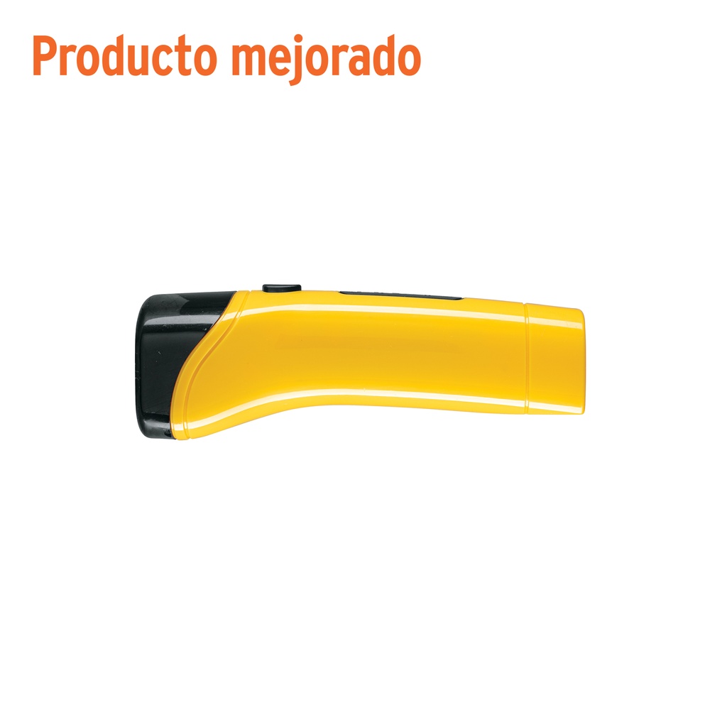 Linterna plástica de LED, 50 lm, recargable, PRETUL
