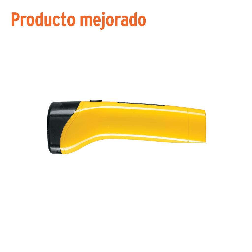 Linterna plástica de LED, 70 lm, recargable, PRETUL